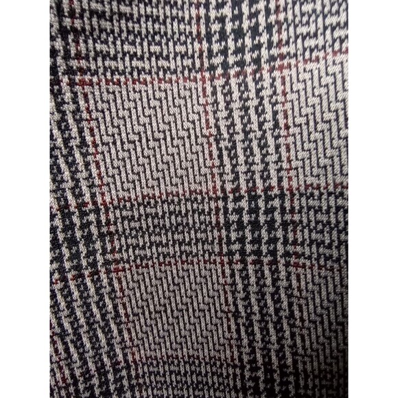 Soho Plaid Stretch Ankle Pants Pull On Pencil Dark Academia Fall Career Medium - Picture 7 of 13